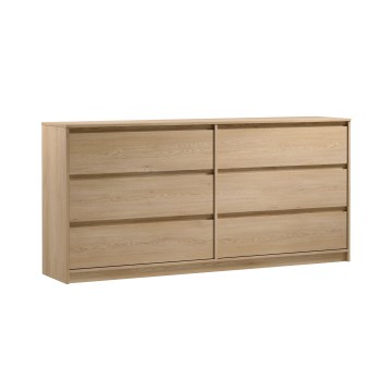 Cômoda MIYABI 181x86x40 cm, carvalho Cremona