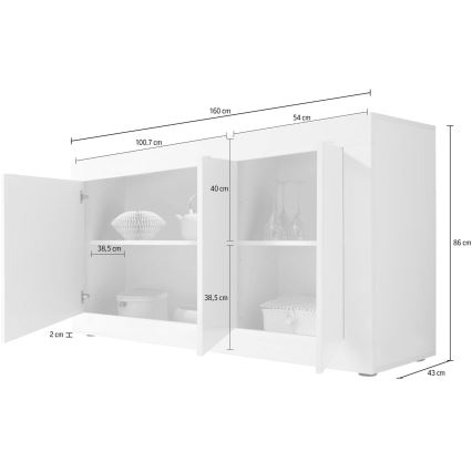 Cômoda NERILA branca