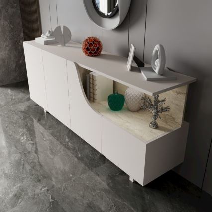 Cômoda ORBIS 180x40 cm creme/bege