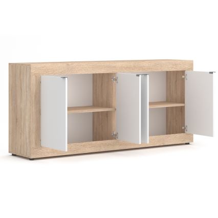 Cómoda RUNEA carvalho sonoma/branco