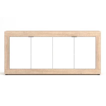 Cómoda RUNEA carvalho sonoma/branco