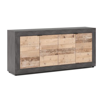 Cómoda RUNEA castanho claro/antracite