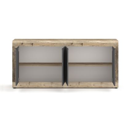 Cómoda RUNEA castanho claro/antracite