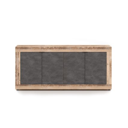 Cómoda RUNEA castanho claro/antracite