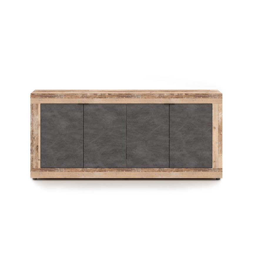 Cómoda RUNEA castanho claro/antracite