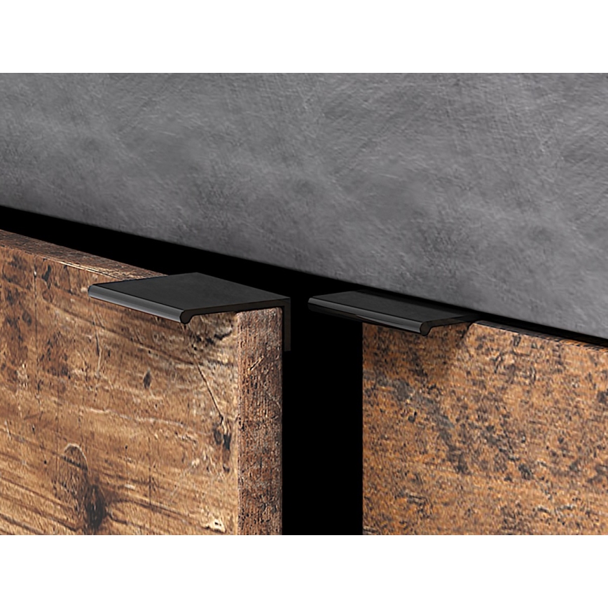 Cômoda RUNEA castanho escuro/antracite