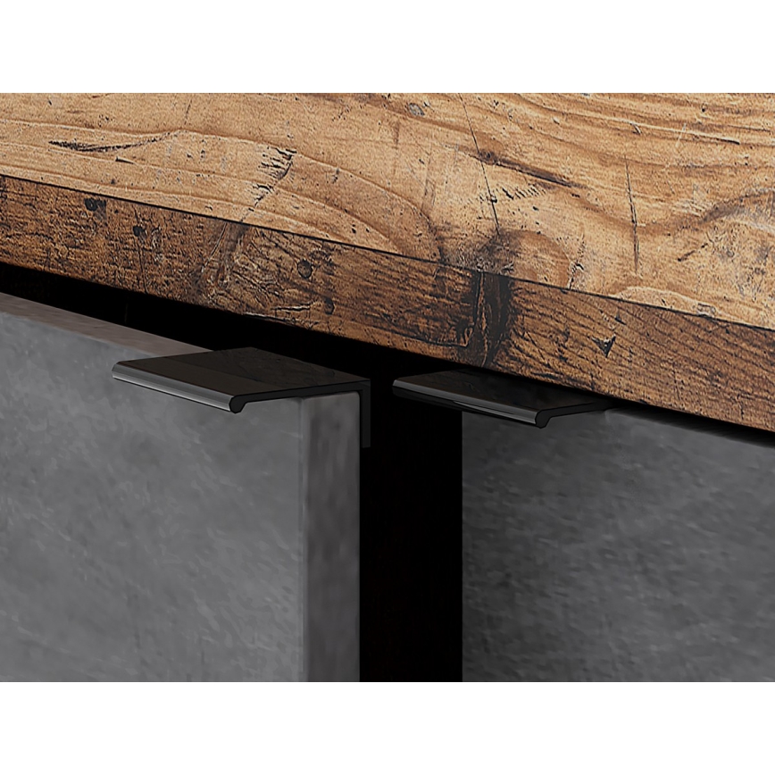 Cômoda RUNEA castanho escuro/antracite