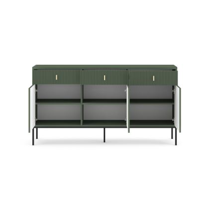 Cómoda SUE verde/preta