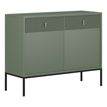 Cômoda SUE verde/preta