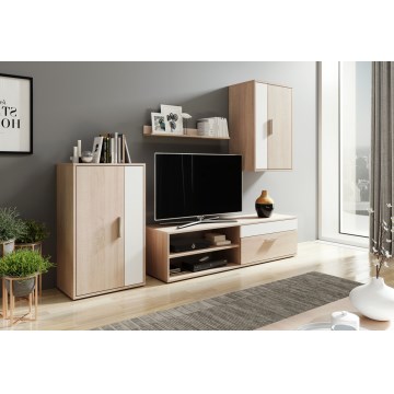 Composição para sala BRICK carvalho sonoma/branco