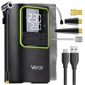 Compressor de ar digital de bolso 5 V 4000 mAh, preto