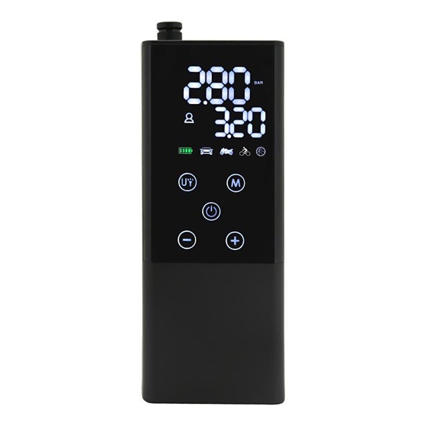 Compressor portátil digital 4000 mAh 5V preto