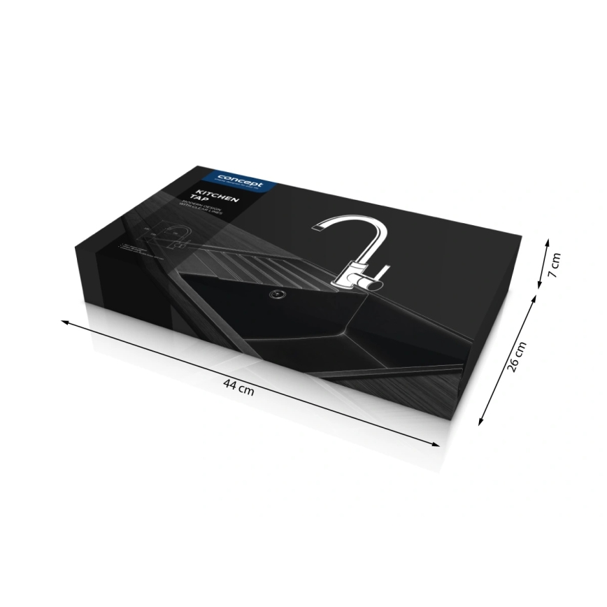 Concept BDG3334BE - Torneira de cozinha 33,5 cm, granito/bege