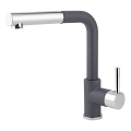 Concept BDG4527DG - Torneira de cozinha com bica extraível 26,9 cm, granito/cinzento escuro