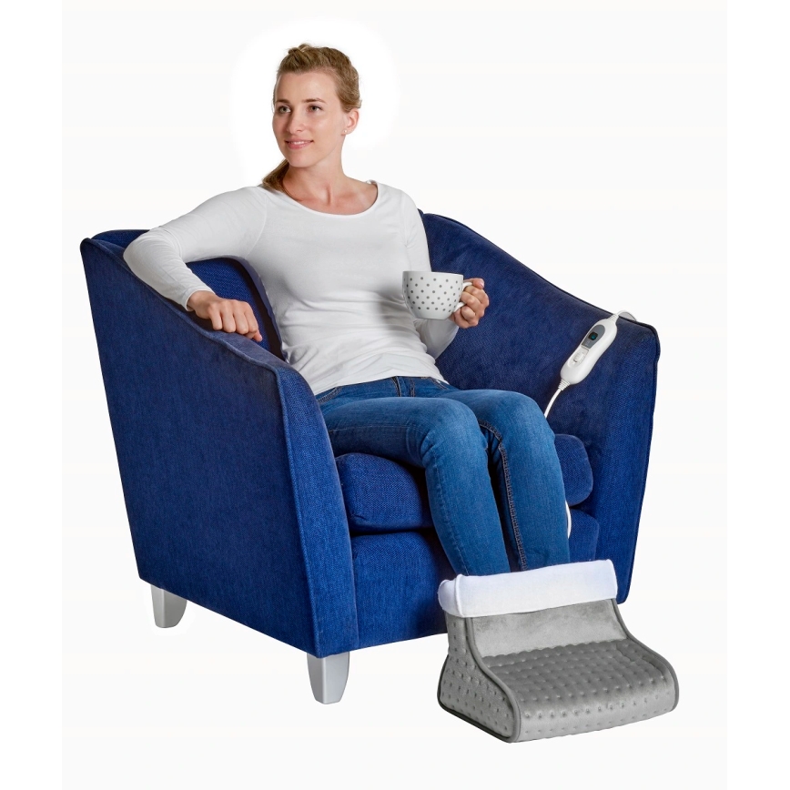 Concept BV1020 - Bota aquecida eléctrica 100W/230V 30x30 cm cinzento/branco