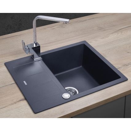 Concept DG05C45DG - Cuba de cozinha CUBIS 50x62 cm granito/cinzento escuro