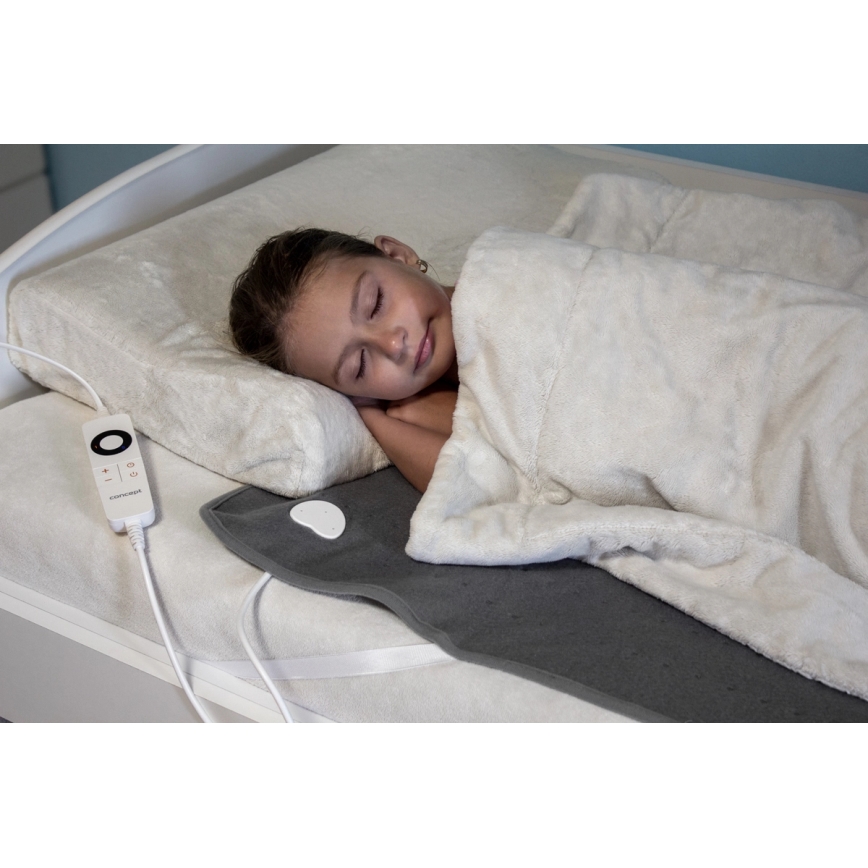 Concept DV7430 - Manta térmica elétrica 100W/230V 150x80 cm cinzenta