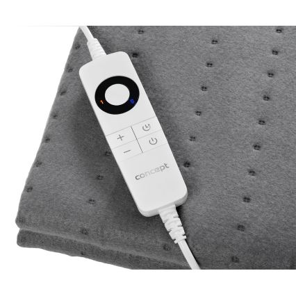 Concept DV7430 - Manta térmica elétrica 100W/230V 150x80 cm cinzenta