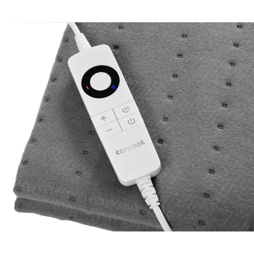 Concept DV7430 - Manta térmica elétrica 100W/230V 150x80 cm cinzenta