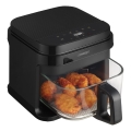 Concept FR5500 - Fritadeira de ar quente GLASS & FAST 5,5 l 1200W/230V preto