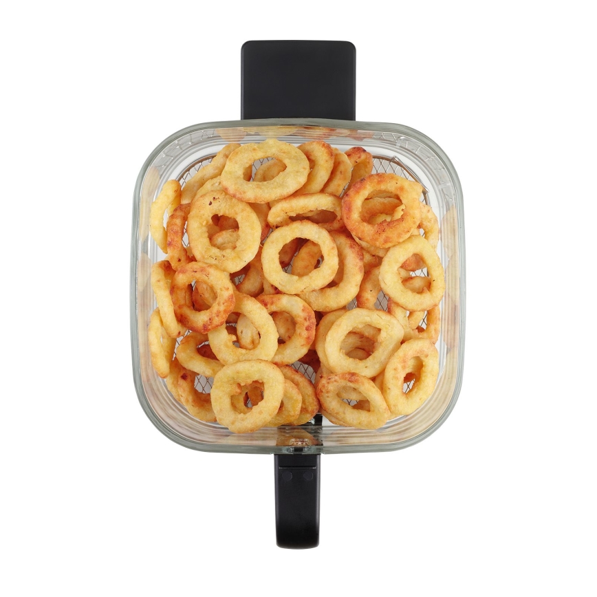 Concept FR5500 - Fritadeira de ar quente GLASS & FAST 5,5 l 1200W/230V preto