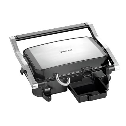 Concept ge2005 - Grelhador 1500W/230V aço inoxidável/preto