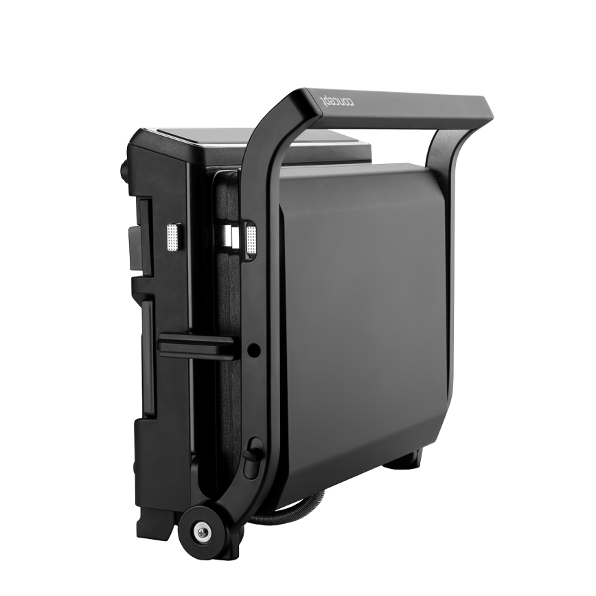 Concept ge3550 - Grelhador de contacto com sonda de temperatura 2000W/230V preto