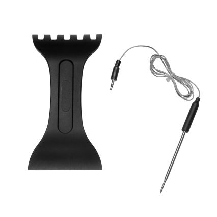 Concept ge3600 - Grelhador de contacto com sonda de temperatura GLASS 2000W/230V preto