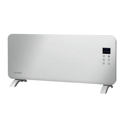 Concept KS4000 - Aquecedor elétrico/convector 1000/2000W IP24 branco + controlo remoto