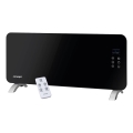 Concept KS4010 - Aquecedor eléctrico/convector 1000/2000W IP24 preto + controlo remoto