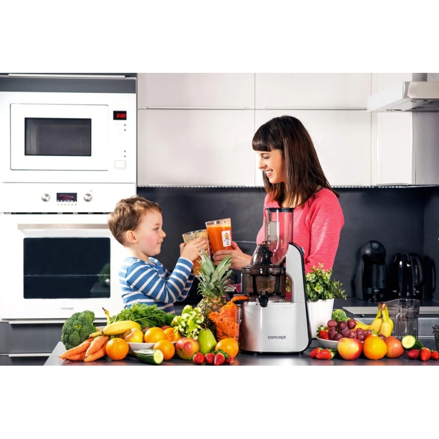Concept LO7065 - Extrator de suco masticador 3 em 1 240W/230V cinza