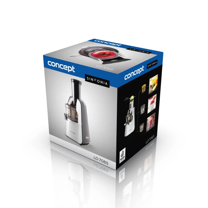 Concept LO7065 - Extrator de suco masticador 3 em 1 240W/230V cinza