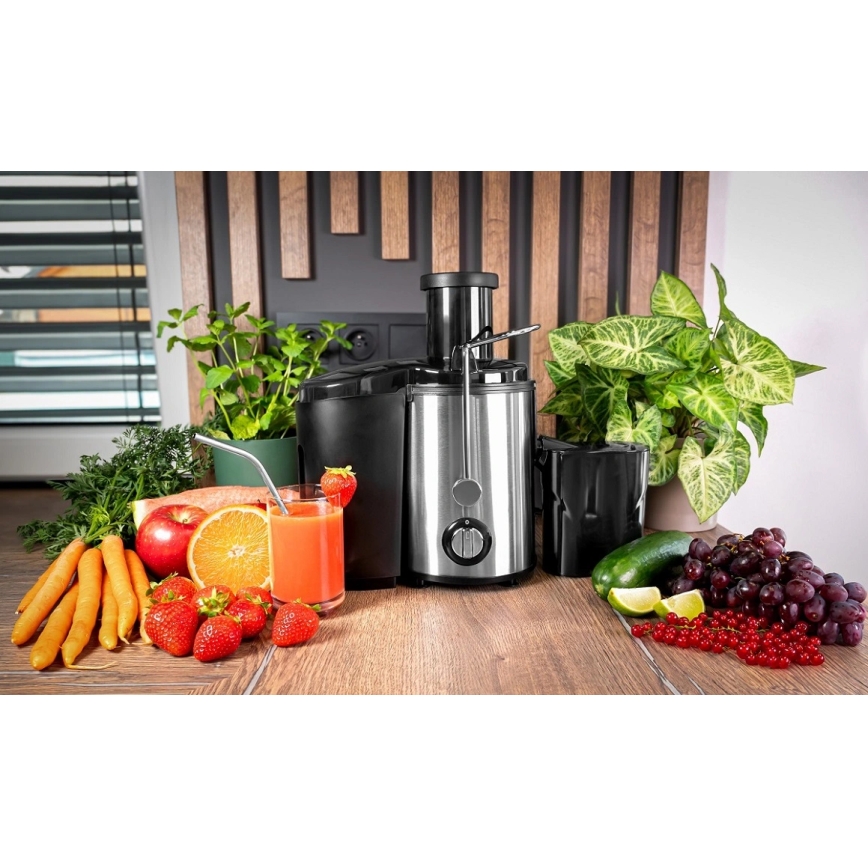 Concept LO7095 - Centrífuga de sumos 1000W/230V preta/inox