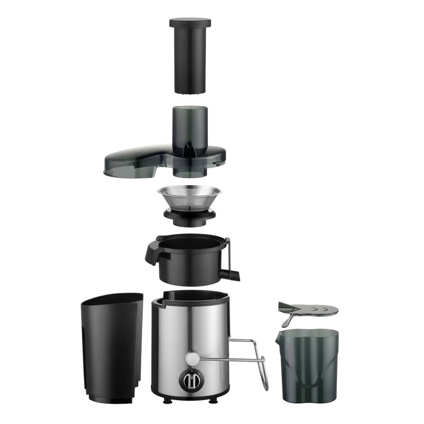 Concept LO7095 - Centrífuga de sumos 1000W/230V preta/inox