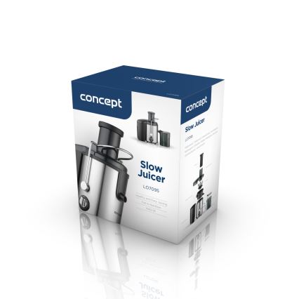 Concept LO7095 - Centrífuga de sumos 1000W/230V preta/inox