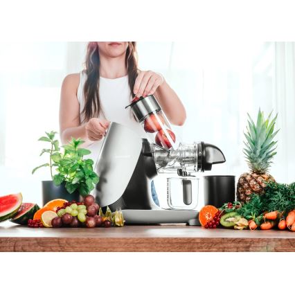 Concept LO7250 - Extrator de sumos de rosca horizontal 200W/230V preto/inox