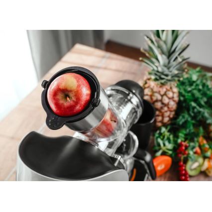 Concept LO7250 - Extrator de sumos de rosca horizontal 200W/230V preto/inox