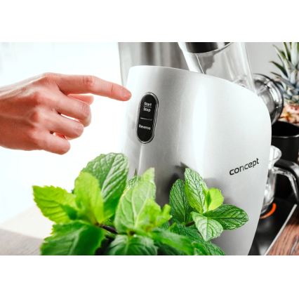 Concept LO7250 - Extrator de sumos de rosca horizontal 200W/230V preto/inox
