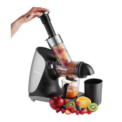 Concept LO7250 - Extrator de sumos de rosca horizontal 200W/230V preto/inox