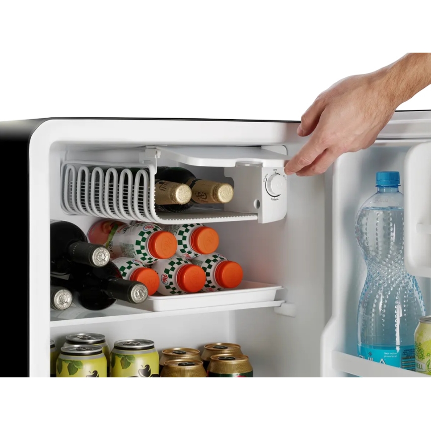 Concept LR2047bcN - Minibar retro 47 l preto