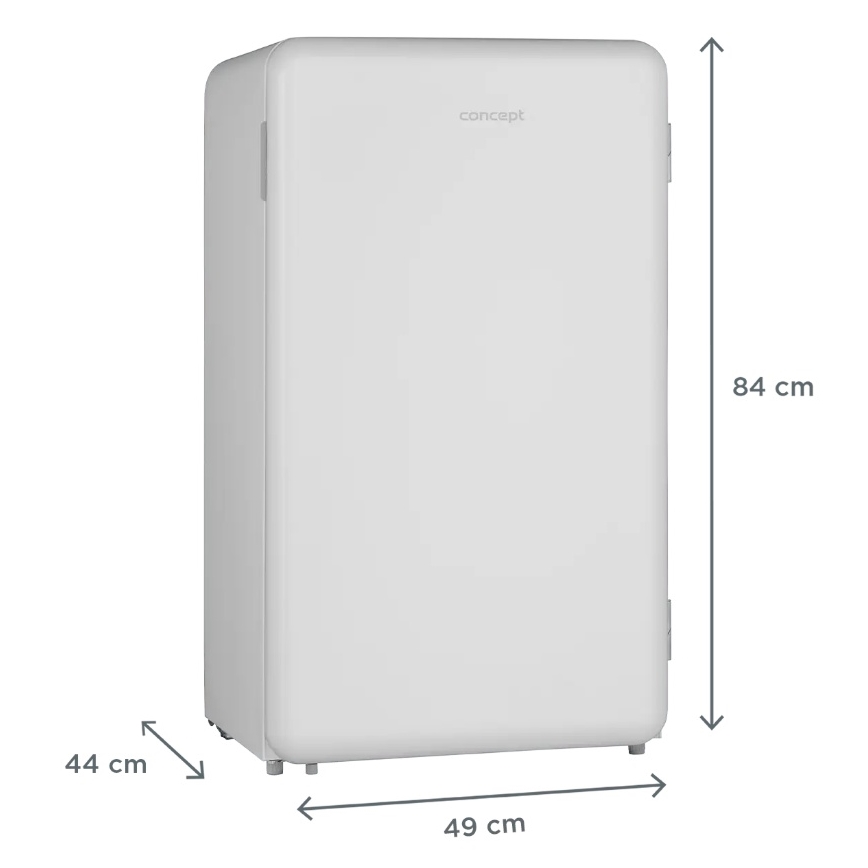 Concept LTR3047whN - Frigorífico retro 93 l branco