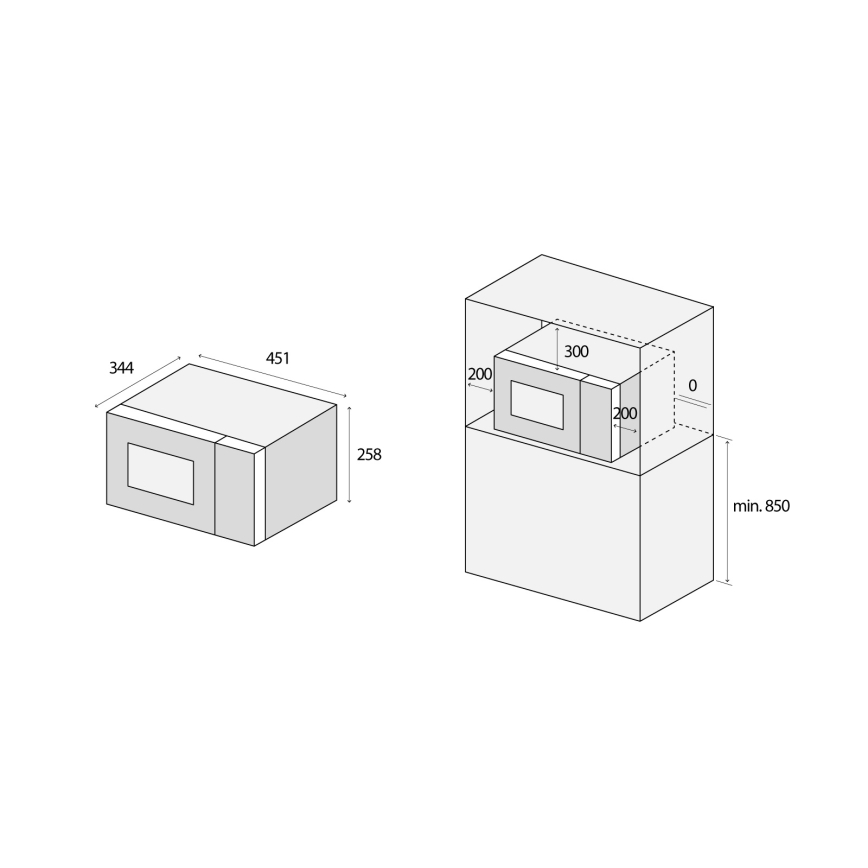 Concept MT4420wh - Micro-ondas 800W/230V 20 l branco