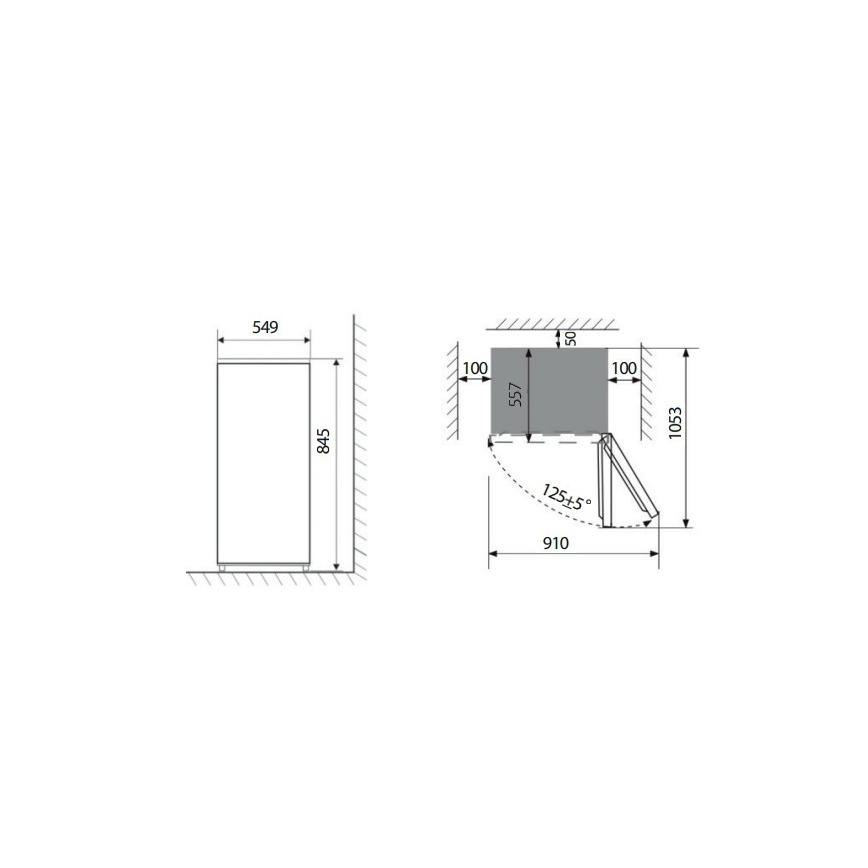 Concept MZ2355wh - Congelador de gavetas, 85 L, branco