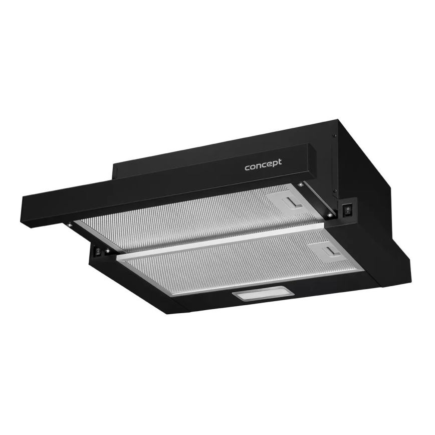 Concept OPV3150bc - Exaustor telescópico 49,5 cm preto