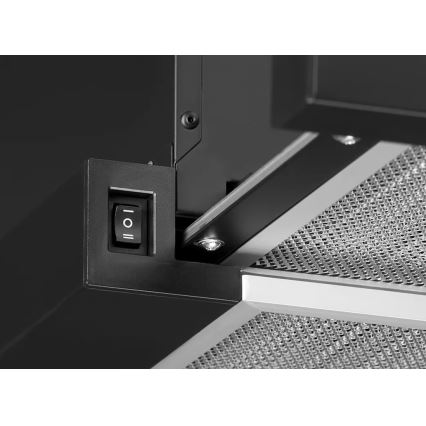 Concept OPV3150bc - Exaustor telescópico 49,5 cm preto