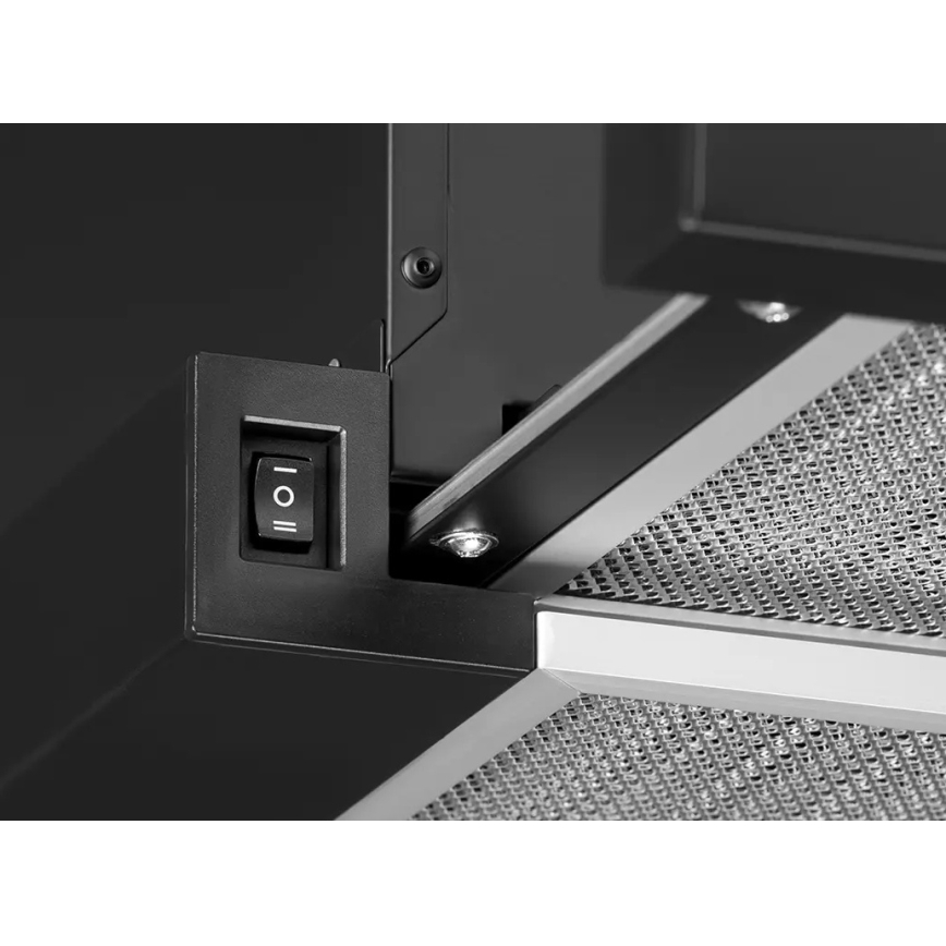 Concept OPV3150bc - Exaustor telescópico 49,5 cm preto