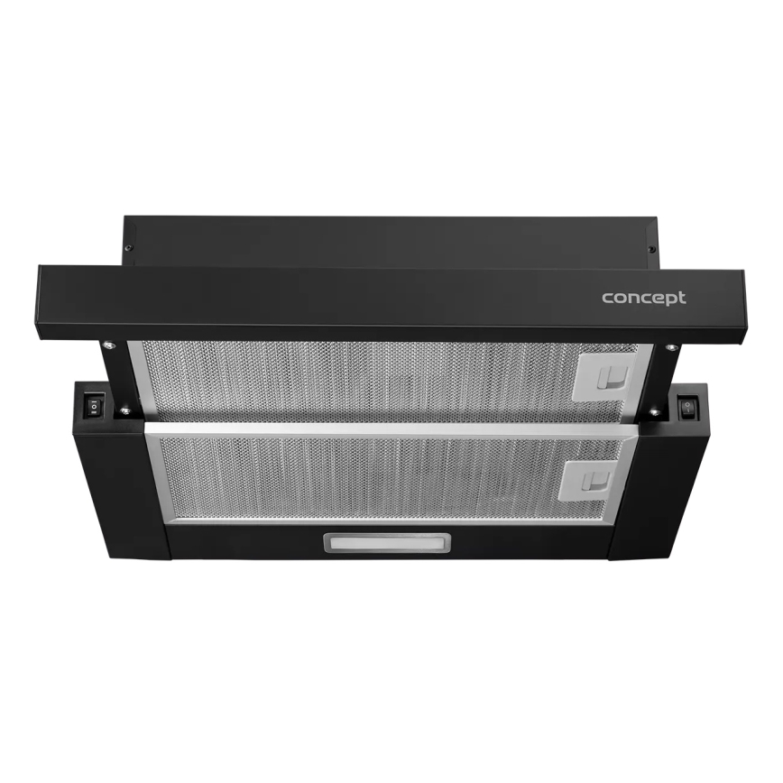 Concept OPV3150bc - Exaustor telescópico 49,5 cm preto