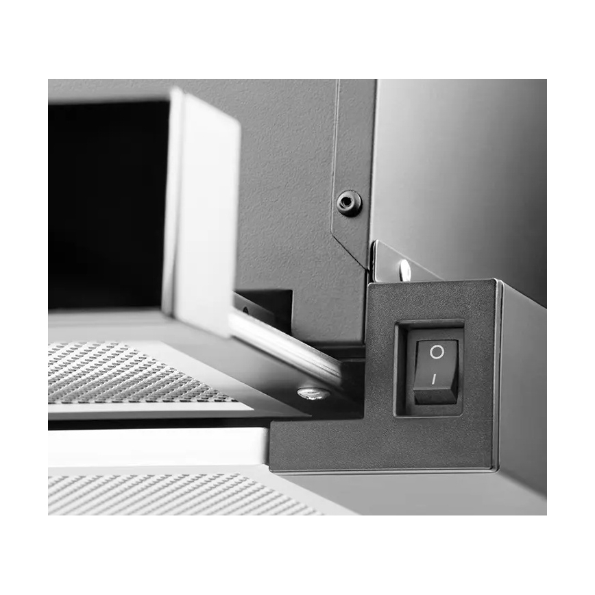 Concept OPV3560bc - Exaustor telescópico 59,5 cm preto