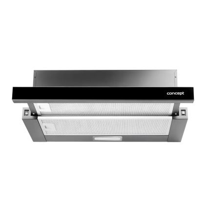 Concept OPV3560bc - Exaustor telescópico 59,5 cm preto