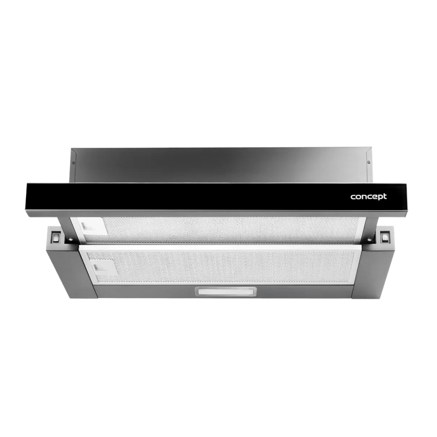Concept OPV3560bc - Exaustor telescópico 59,5 cm preto